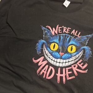 Cheshire Cat Black Women's Tee - Short Sleeve